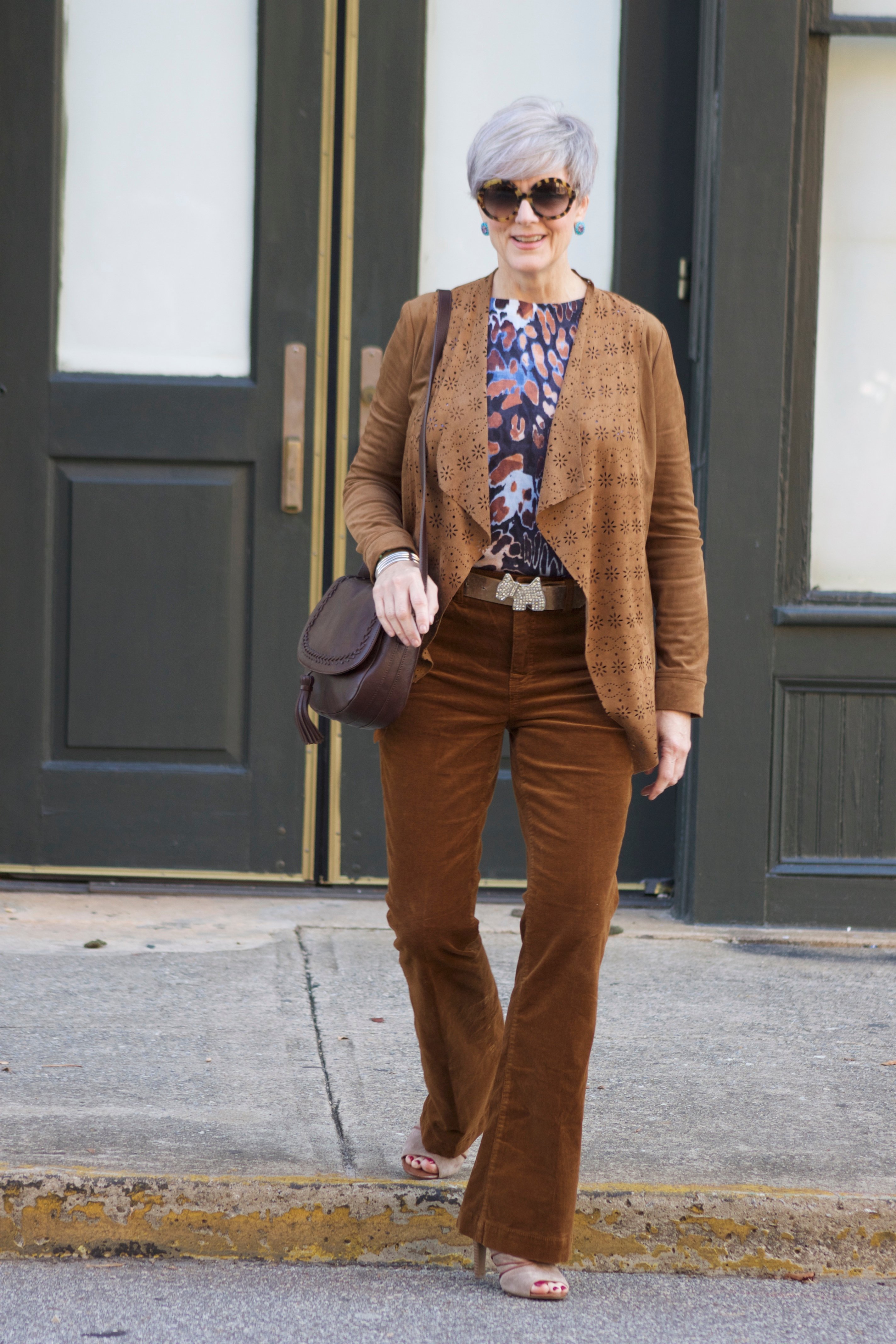 cross body and corduroy