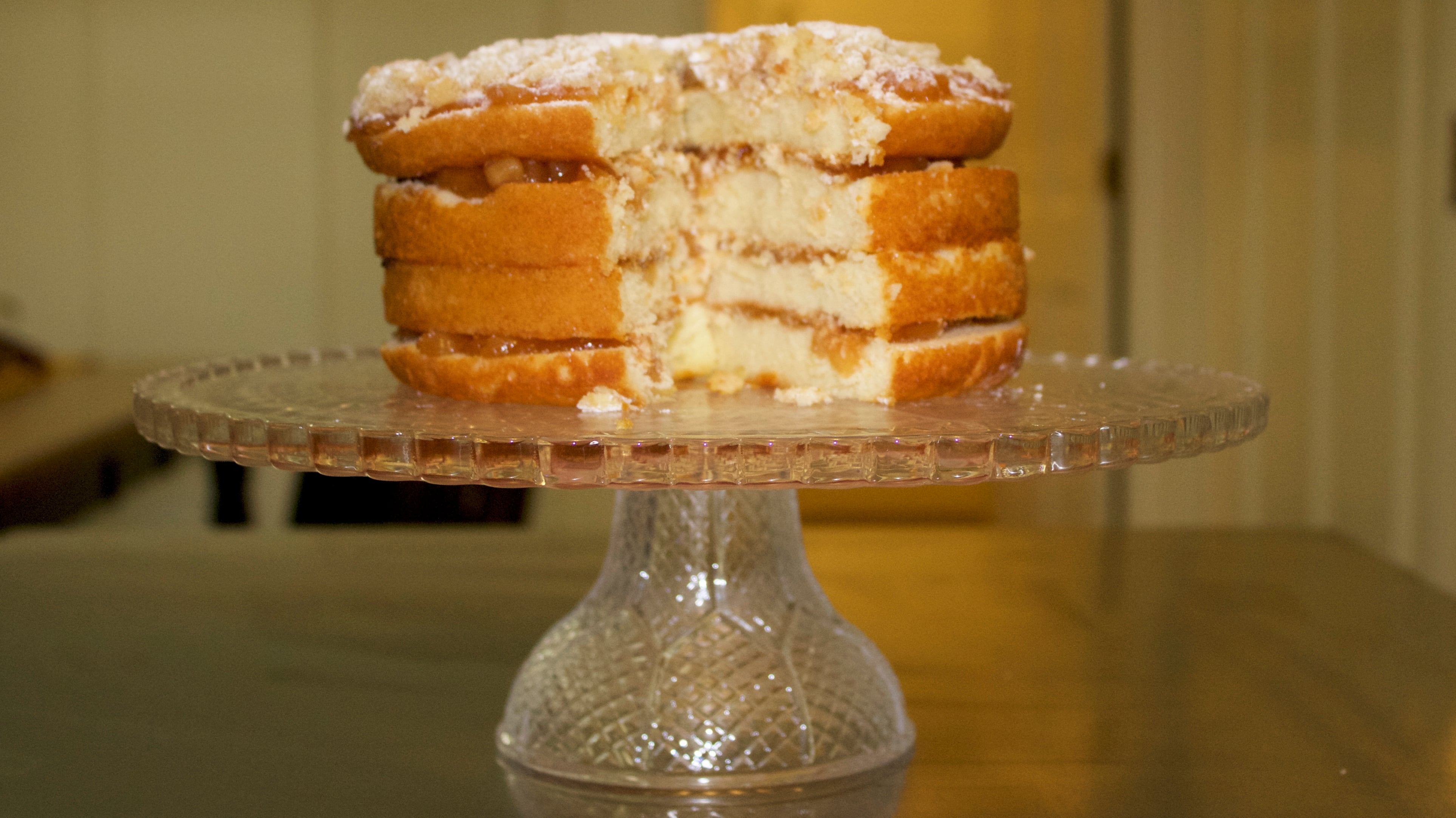 but first-things-first. the grocery list is finished, so i'm off to the store for a few key ingredients like apples and walnuts that are missing from my pantry. mr. style thinks my baking skills are a tad rusty. ha! once a baker always a baker. but we're giving harvest apple cake a trial run. guess what? it was delicious.