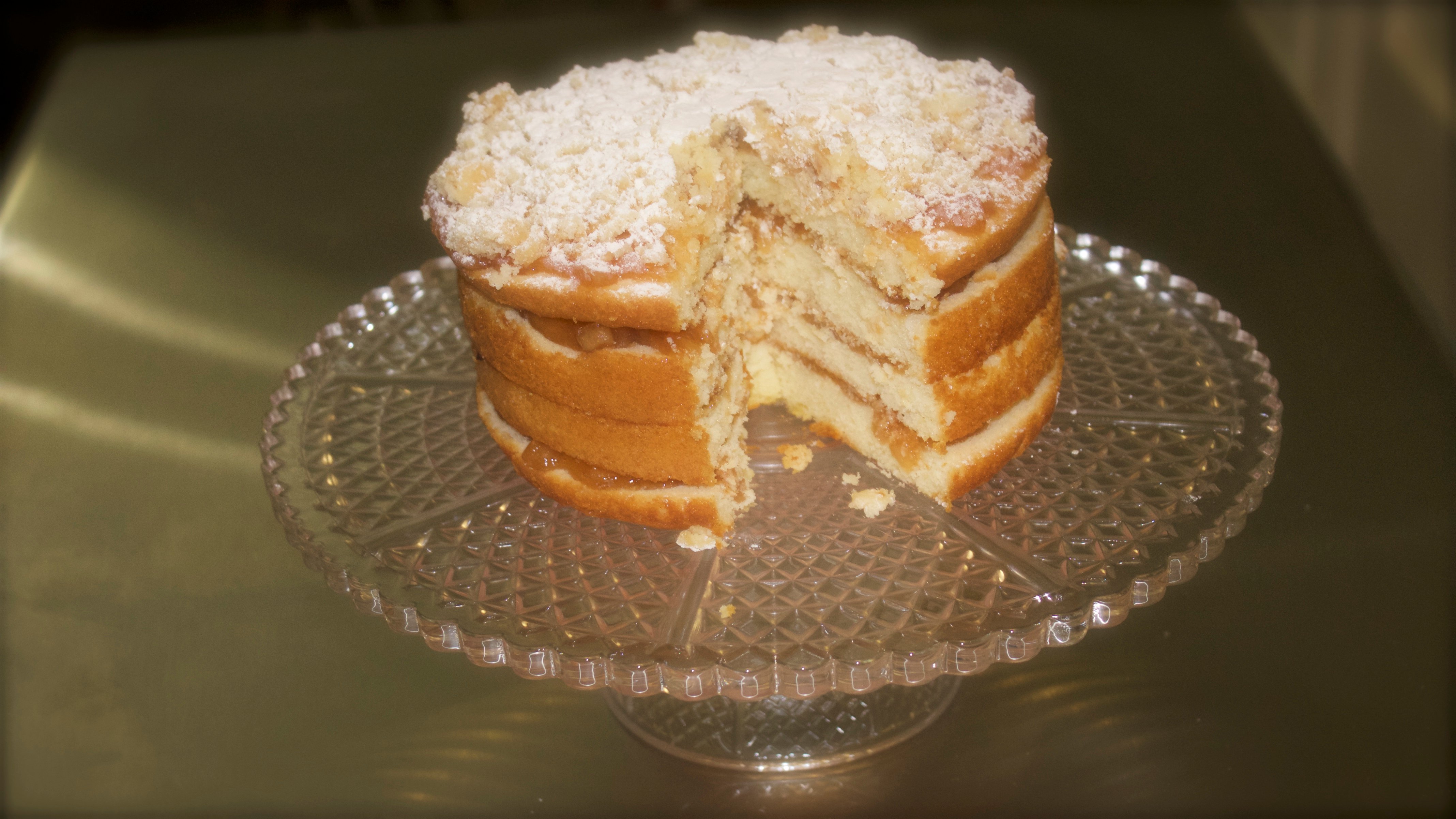 but first-things-first. the grocery list is finished, so i'm off to the store for a few key ingredients like apples and walnuts that are missing from my pantry. mr. style thinks my baking skills are a tad rusty. ha! once a baker always a baker. but we're giving harvest apple cake a trial run. guess what? it was delicious.