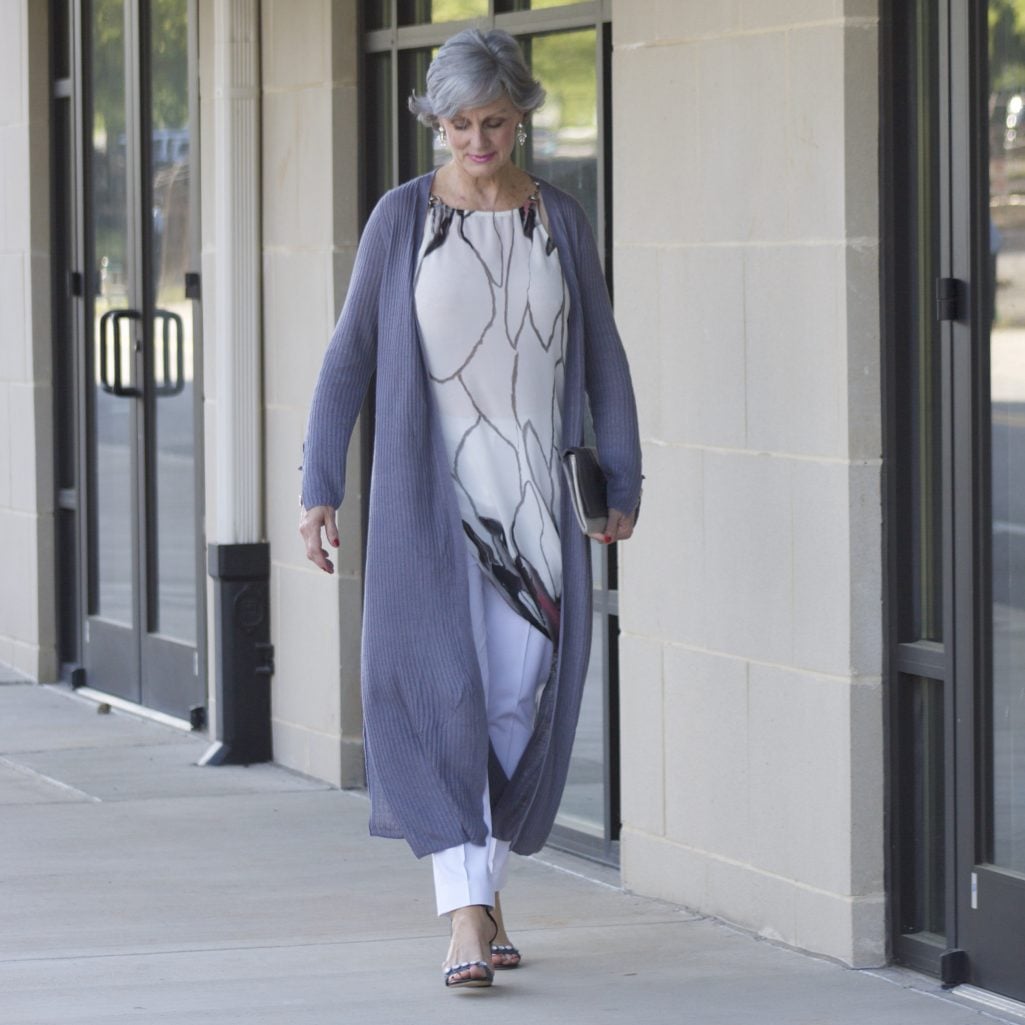 gray and white