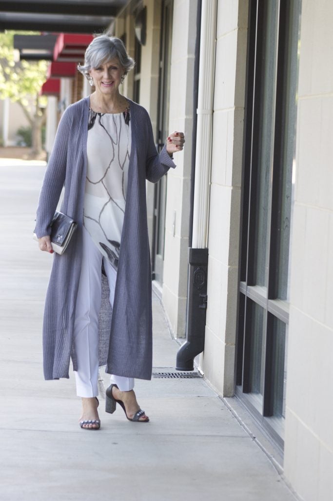 gray and white