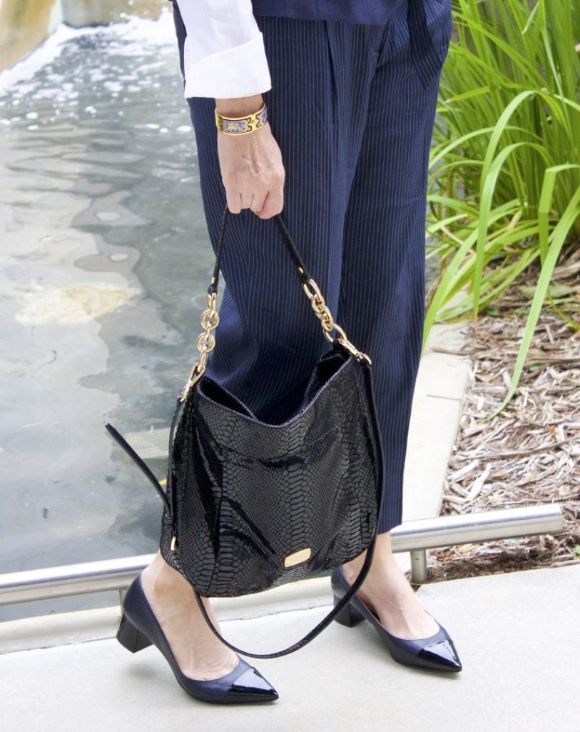 nine to five outfit pinstripes and vest