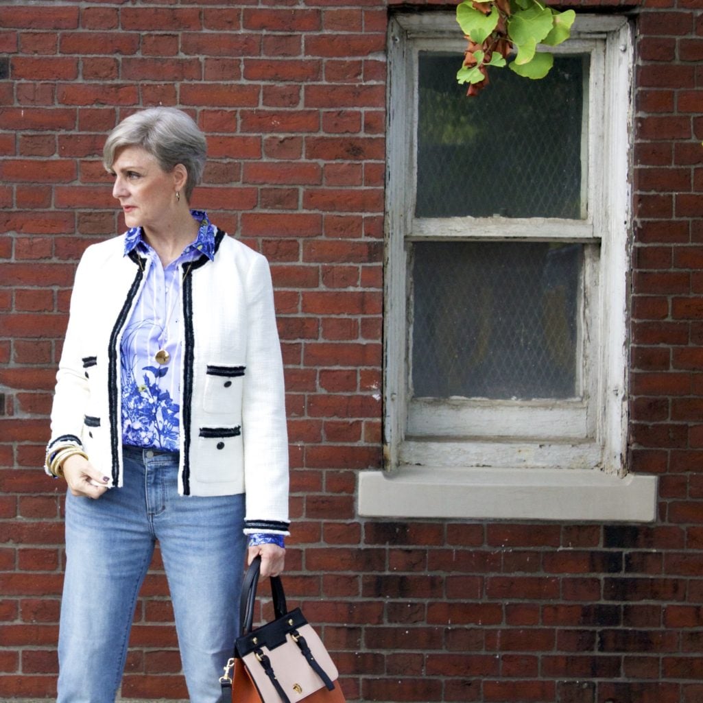 how to wear florals for fall