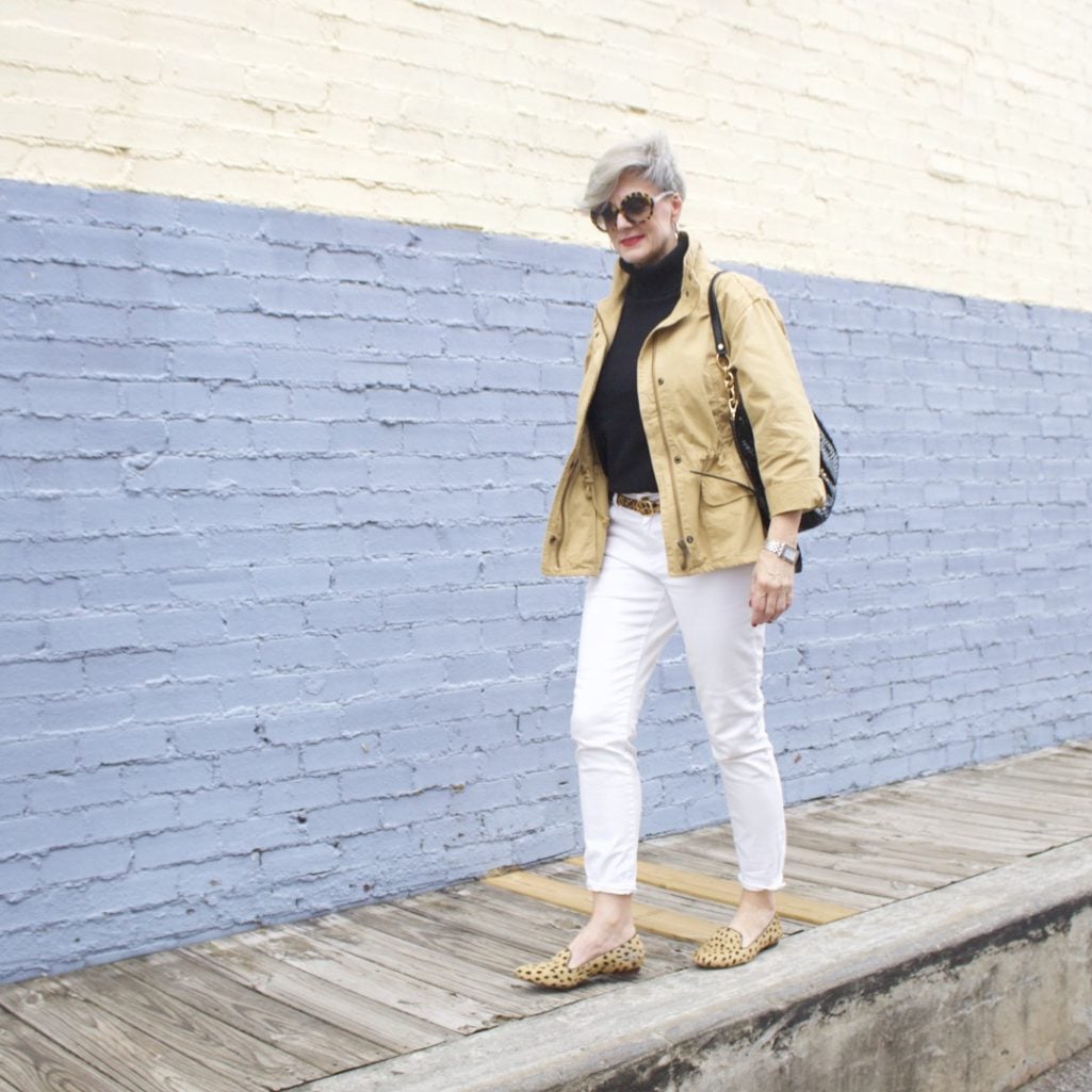 white denim for fall
