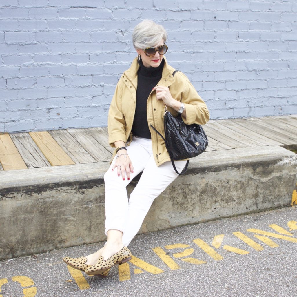 white denim for fall