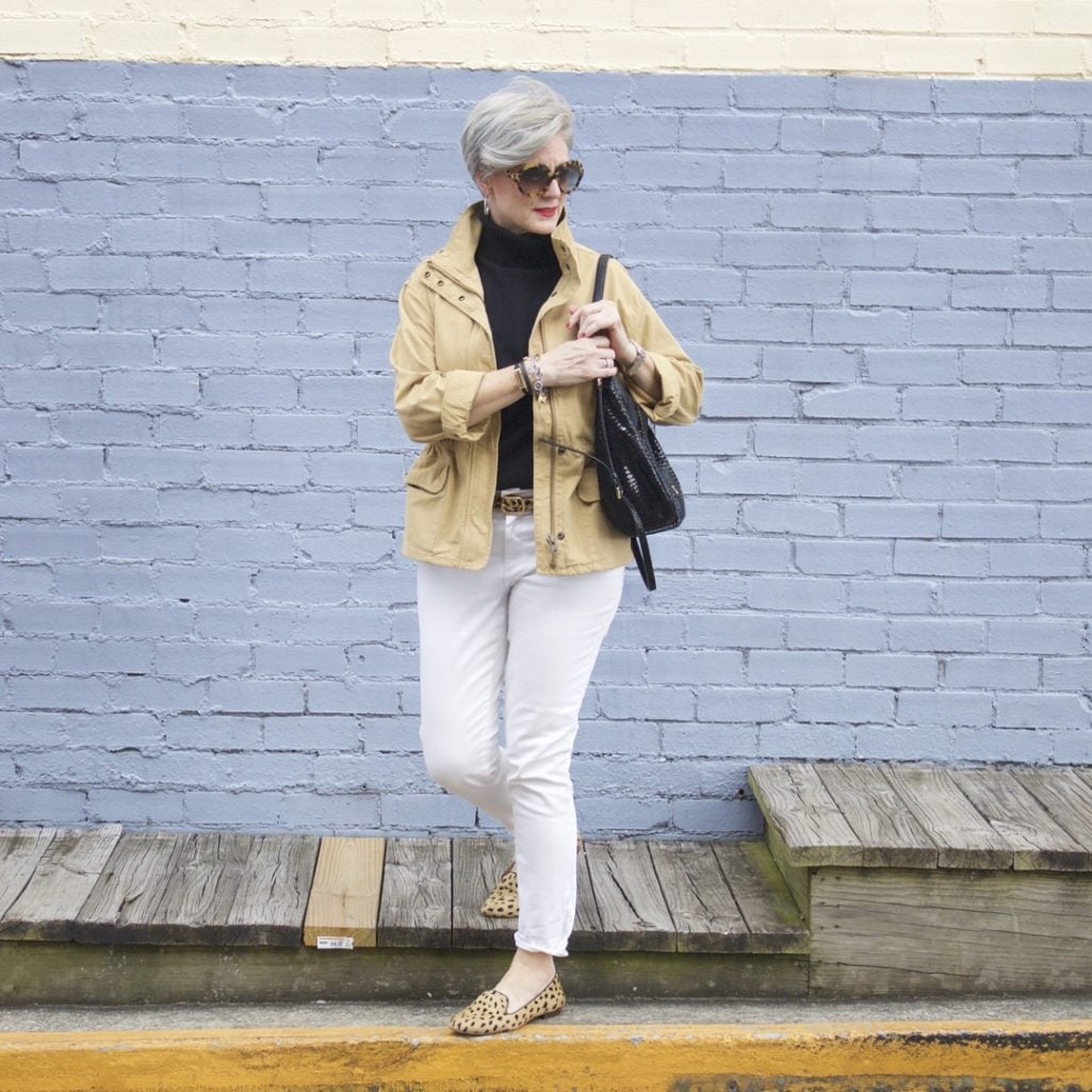 white denim for fall