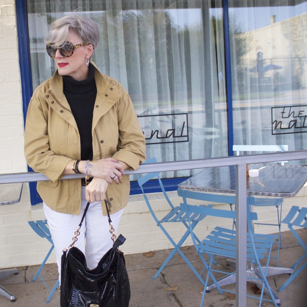 white denim for fall