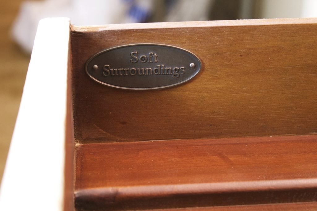 soft surroundings grey chest