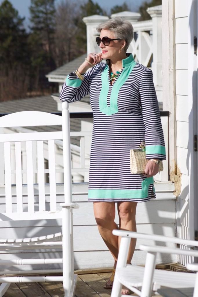 sail to sable dress striped tunic