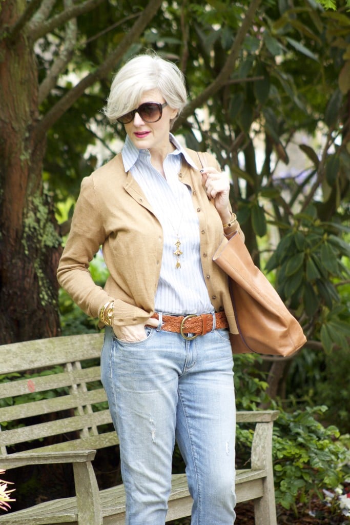 blue jeans and button-ups