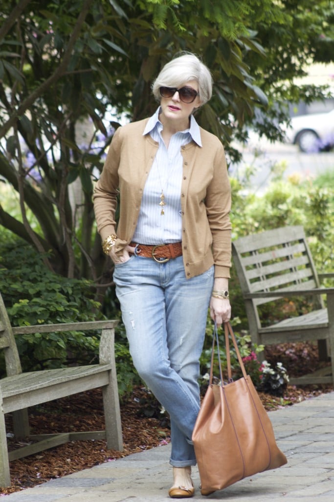 blue jeans and button-ups