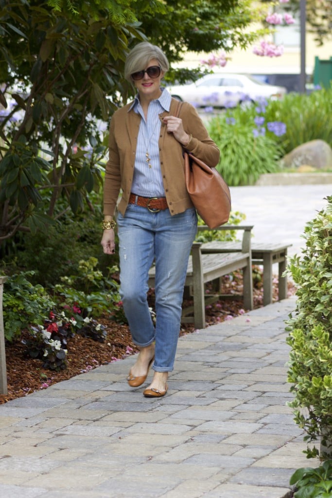 blue jeans and button-ups