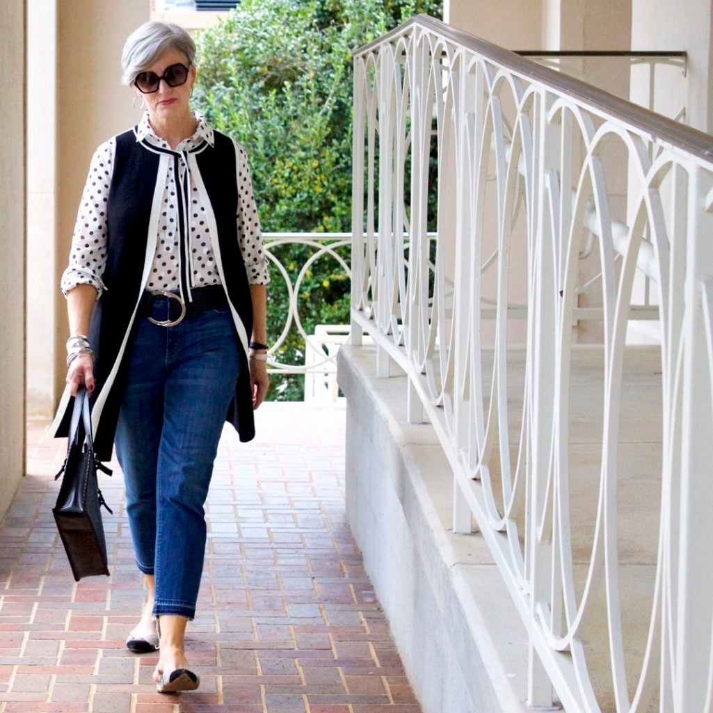 how to wear polka dots