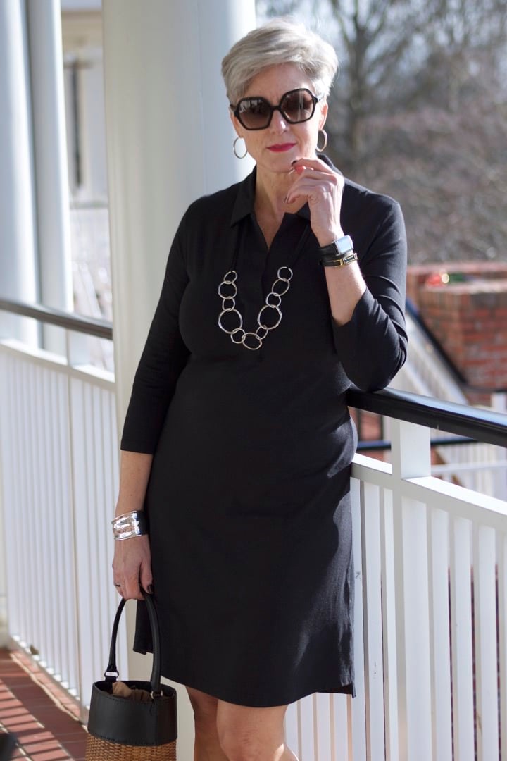 southcott black henley dress