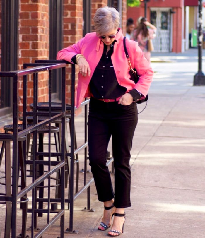 in the pink. what to wear on date night.