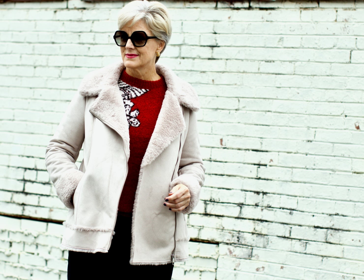 sweters and skirts and coats
