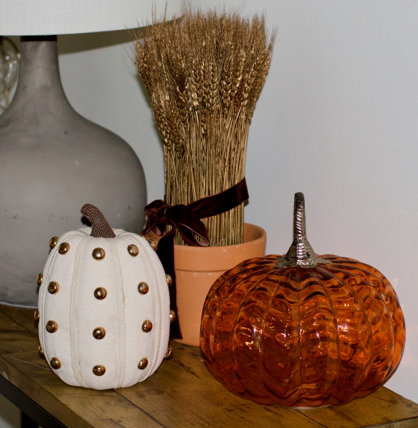 fall home design updates from beth at a Style at a Certain Age who is wearing a Ralph Lauren Polo Bear sweater, J.Crew skinny jeans, and J.Crew Ryan Loafers