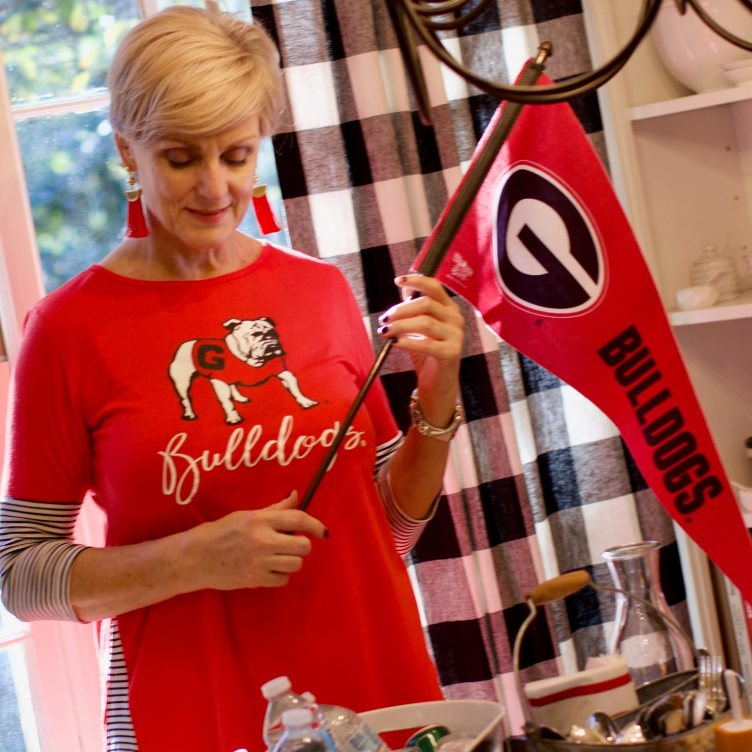 georgia bulldogs, gameday couture, tailgating