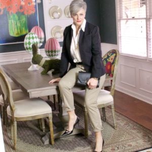 classic style series | chinos, pumps, and blazer