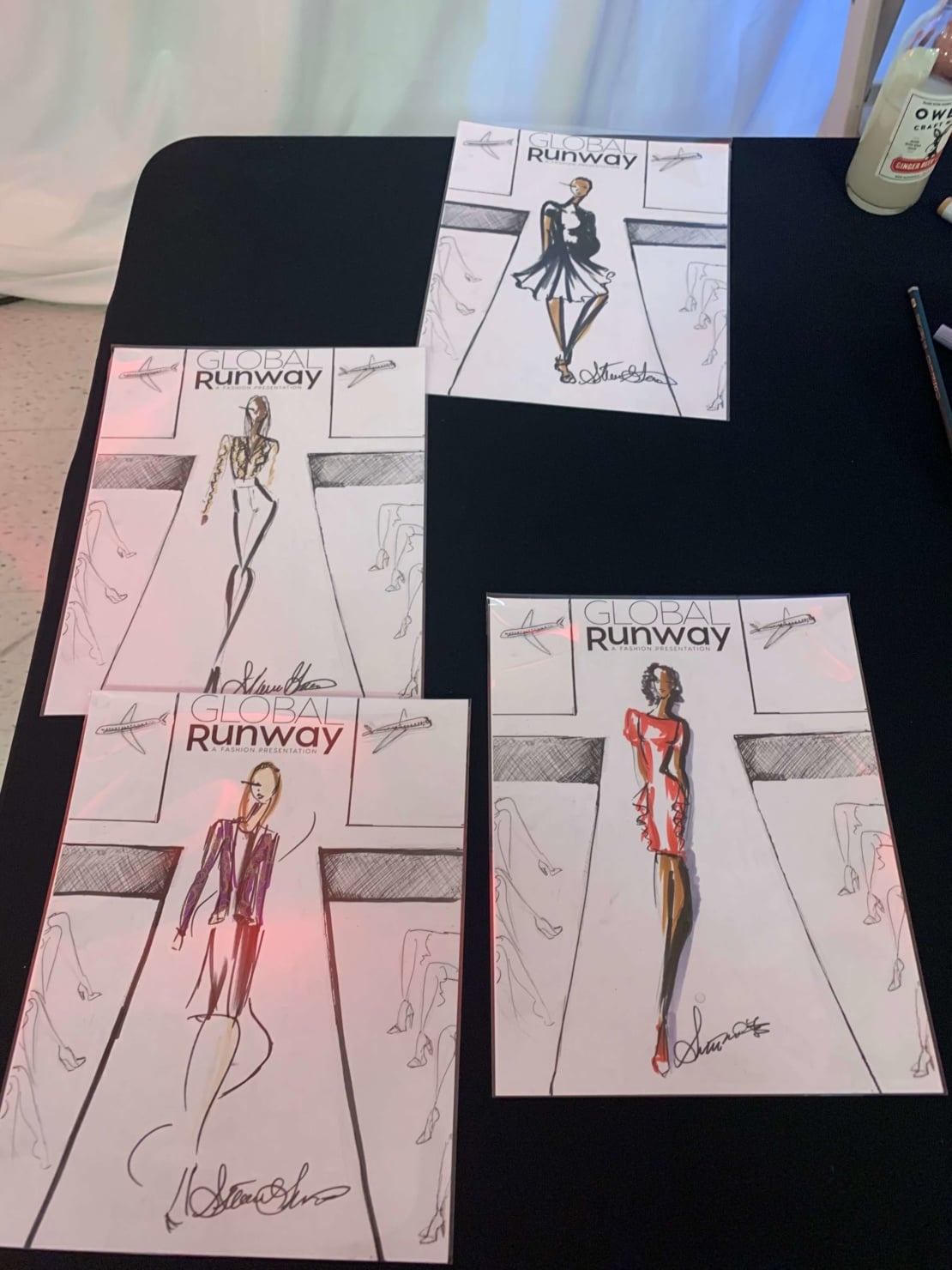 global runway fashion presentation