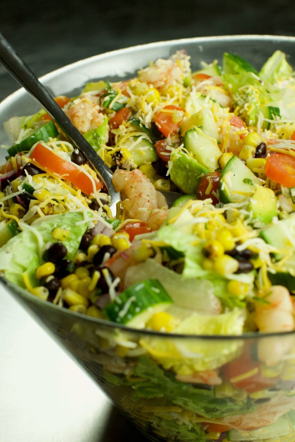 mexican shrimp cobb salad