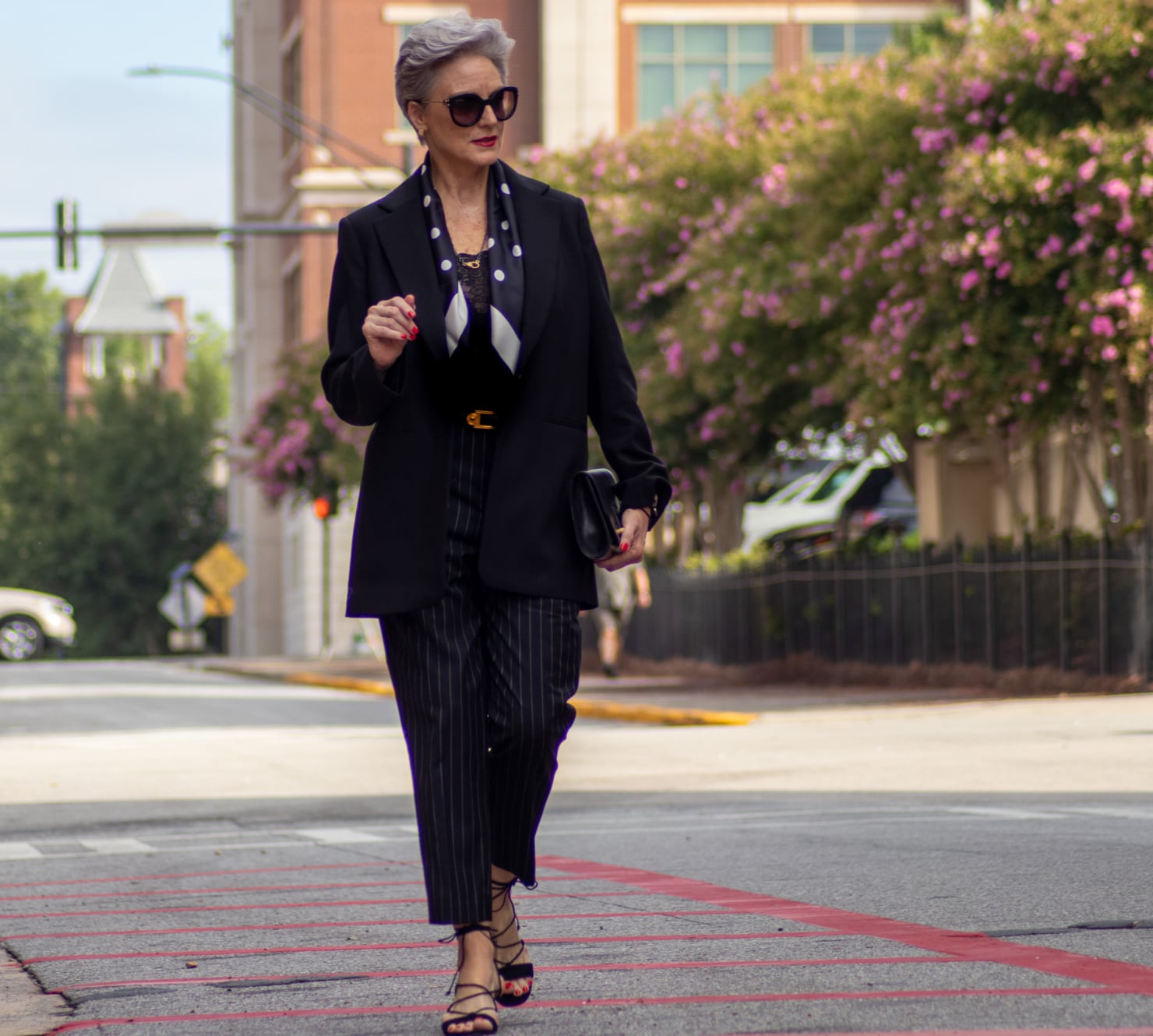 classic black blazer