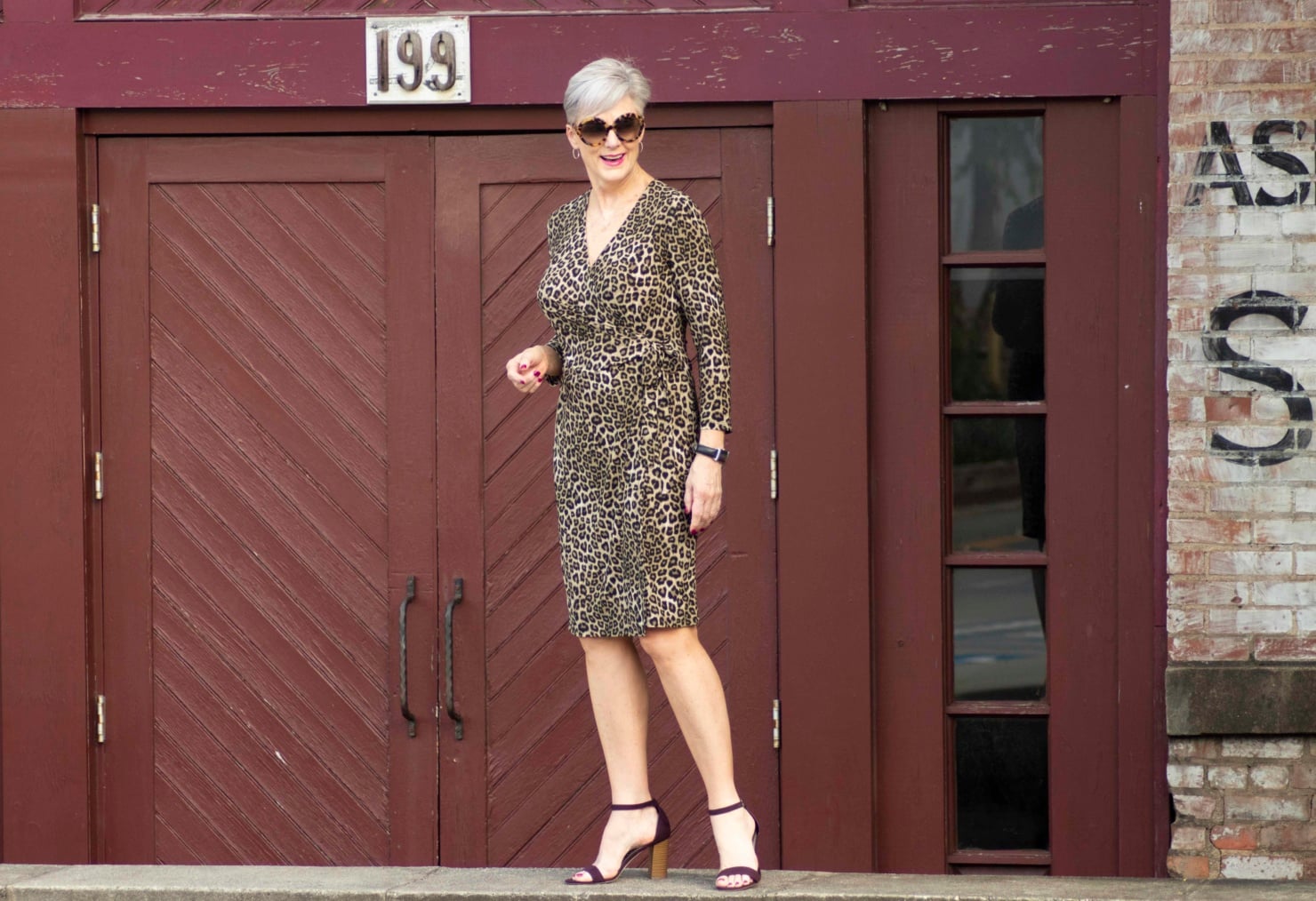 leopard dress