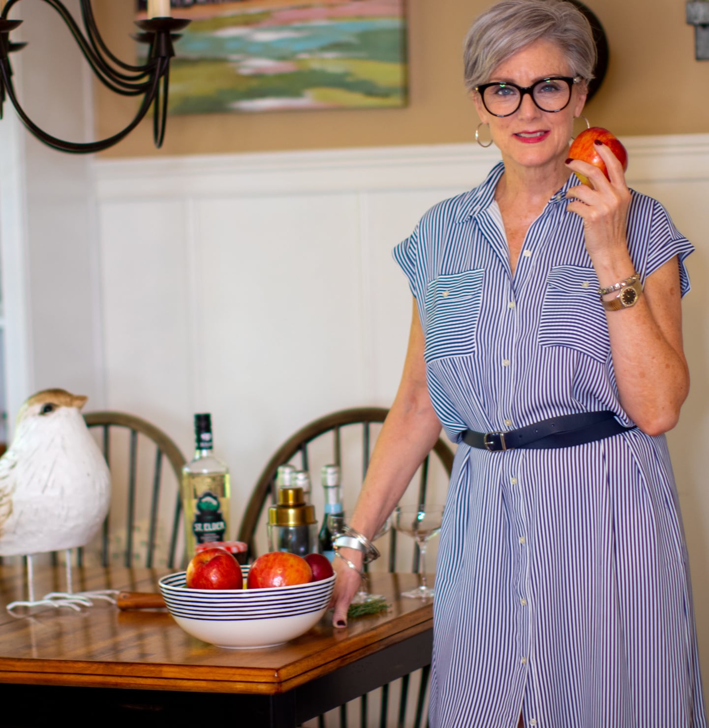 loft striped dress