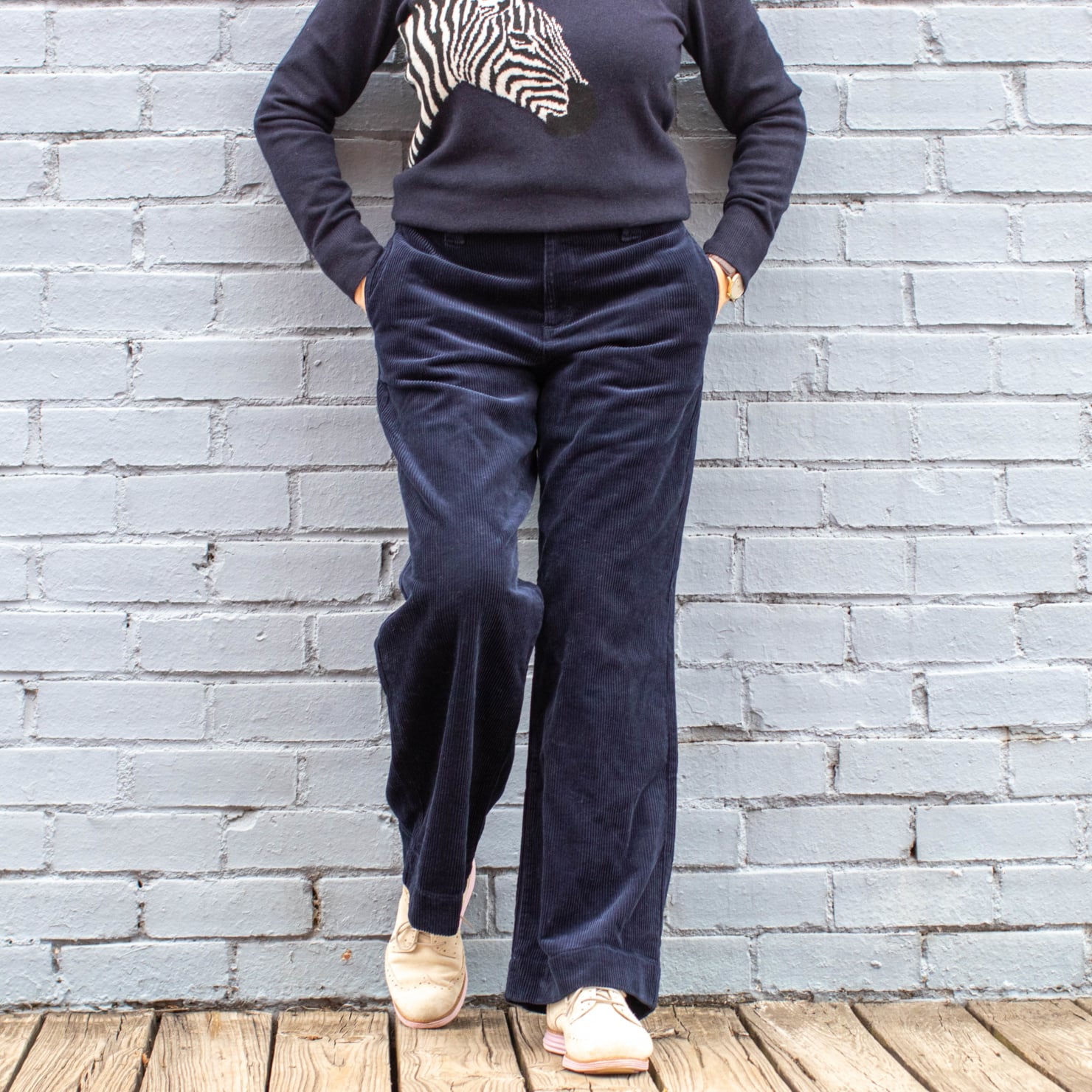 wide leg corduroy pants