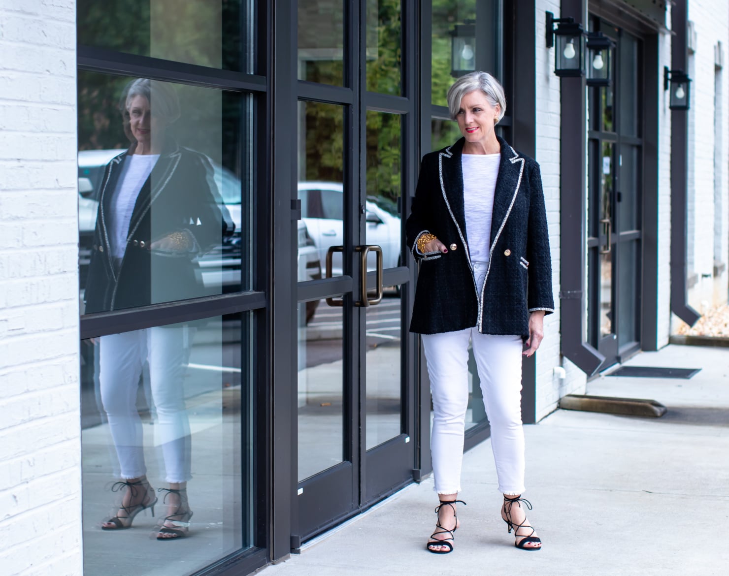 weekend getaway nighttime with Ann Taylor