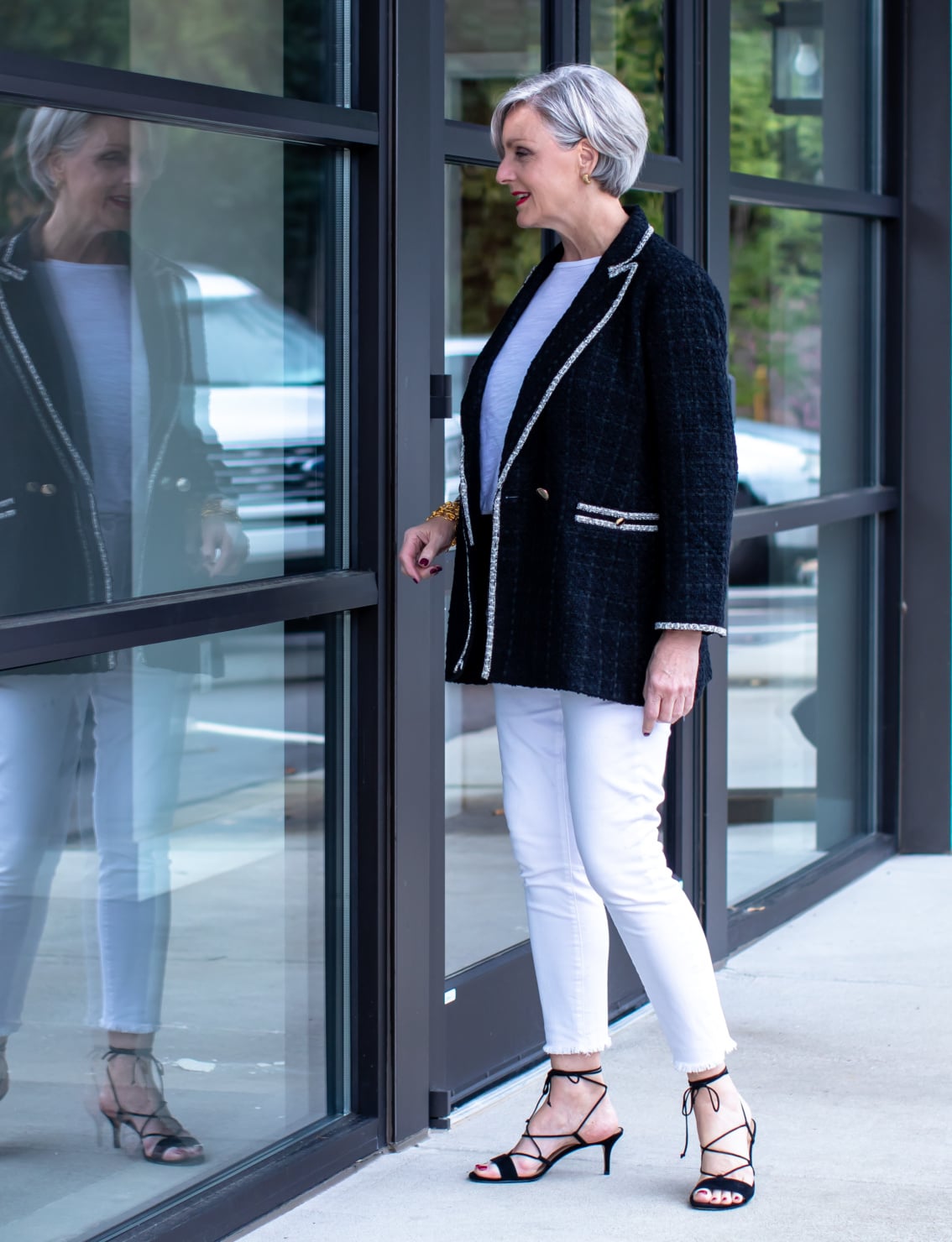 weekend getaway nighttime with Ann Taylor