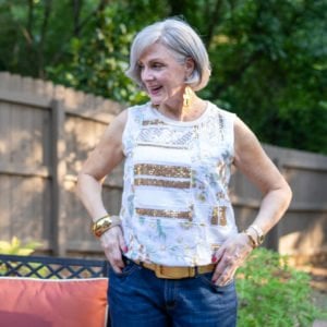 how to wear a sequin top two ways