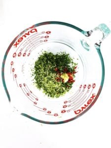 how to make an herby green sauce | kelly’s kitchen