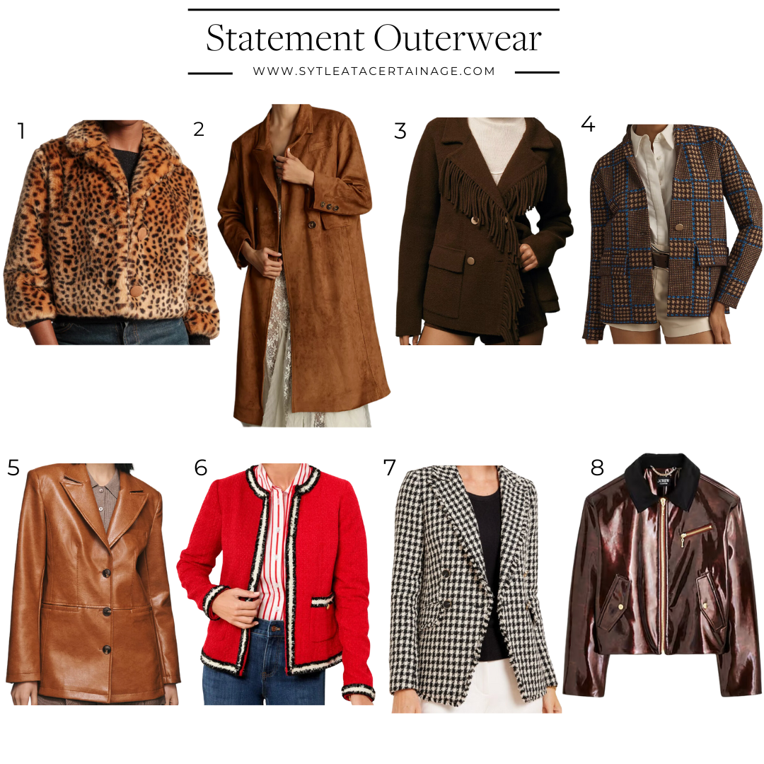Statement outerwear