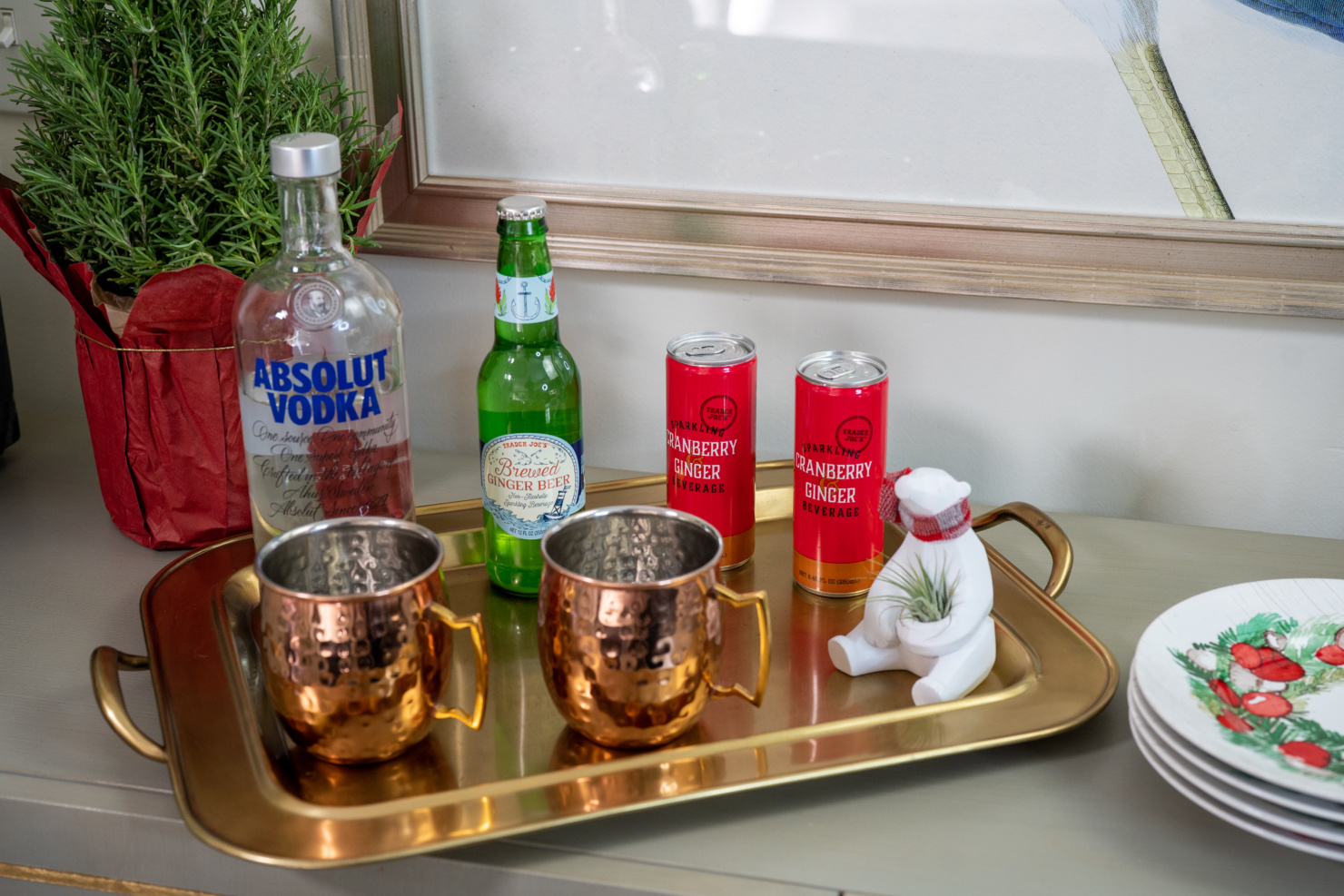 cranberry moscow mules