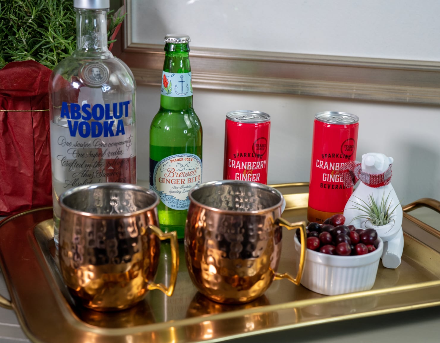 cranberry moscow mules