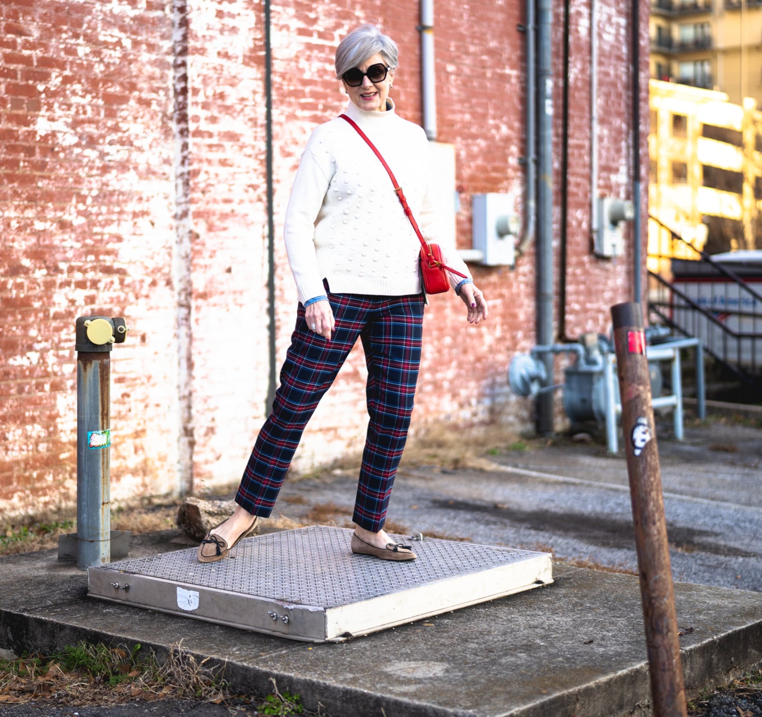 how to wear plaid
