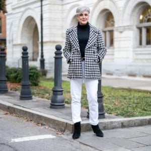 what to wear with white denim