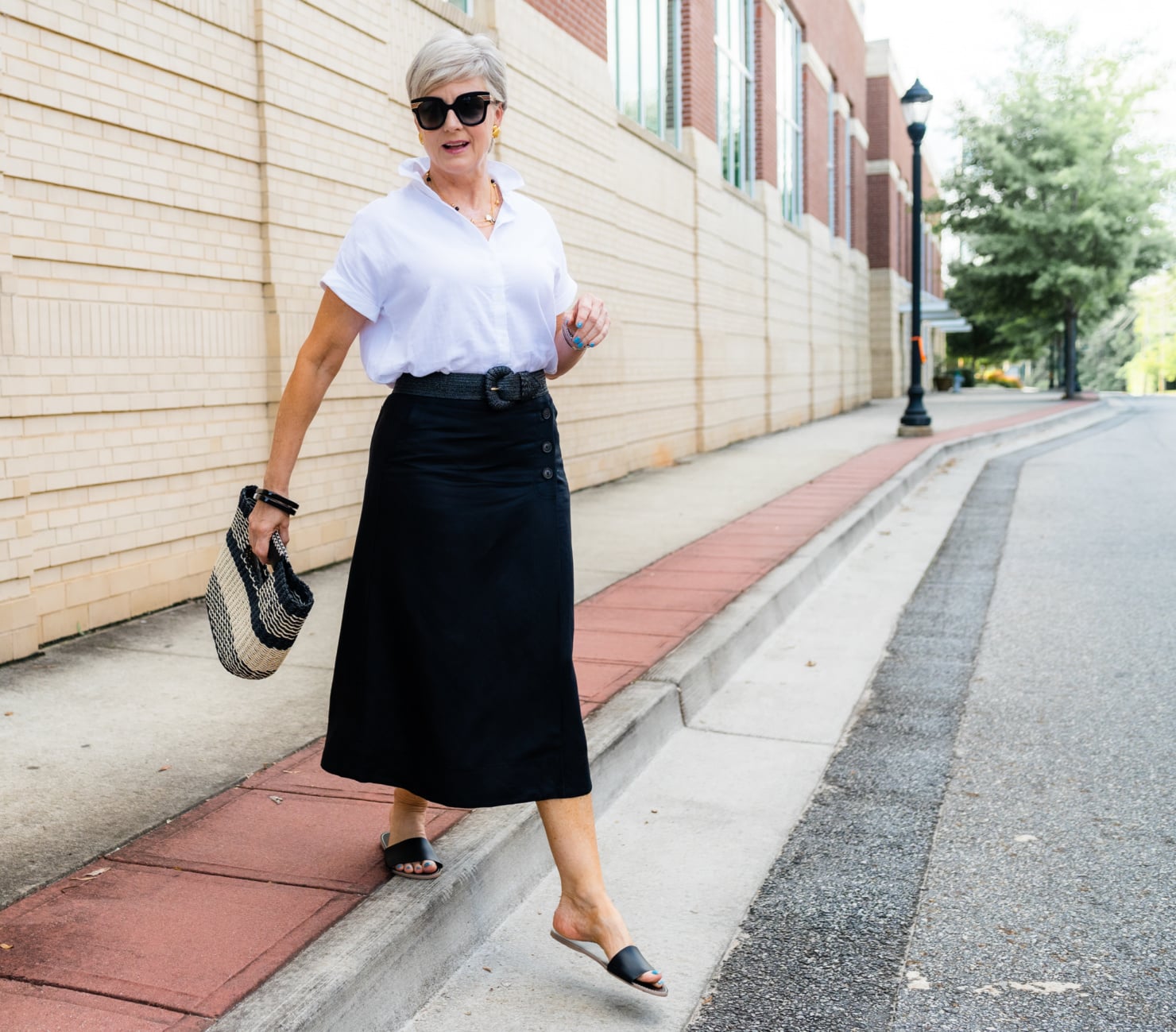classic white button-down