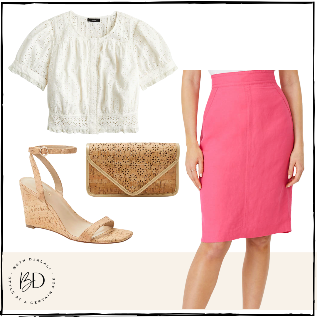 Eyelet Top Styling Eyelet Top Styling