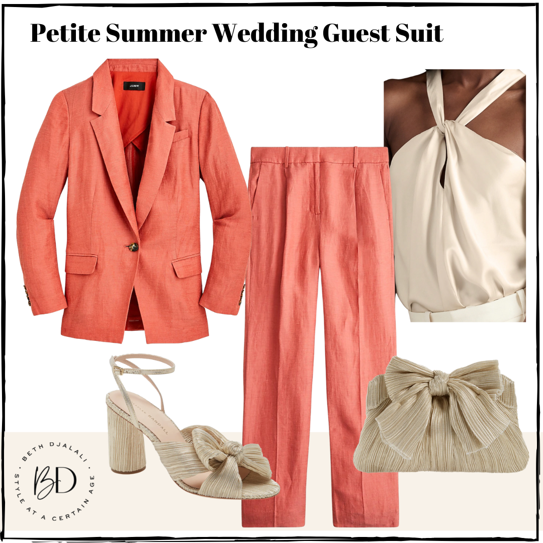 Petite Summer Wedding Guest Suit Petite Summer Wedding Guest Suit