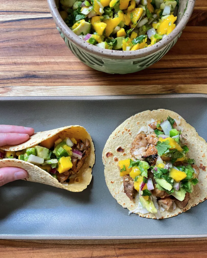 bbq chicken tacos