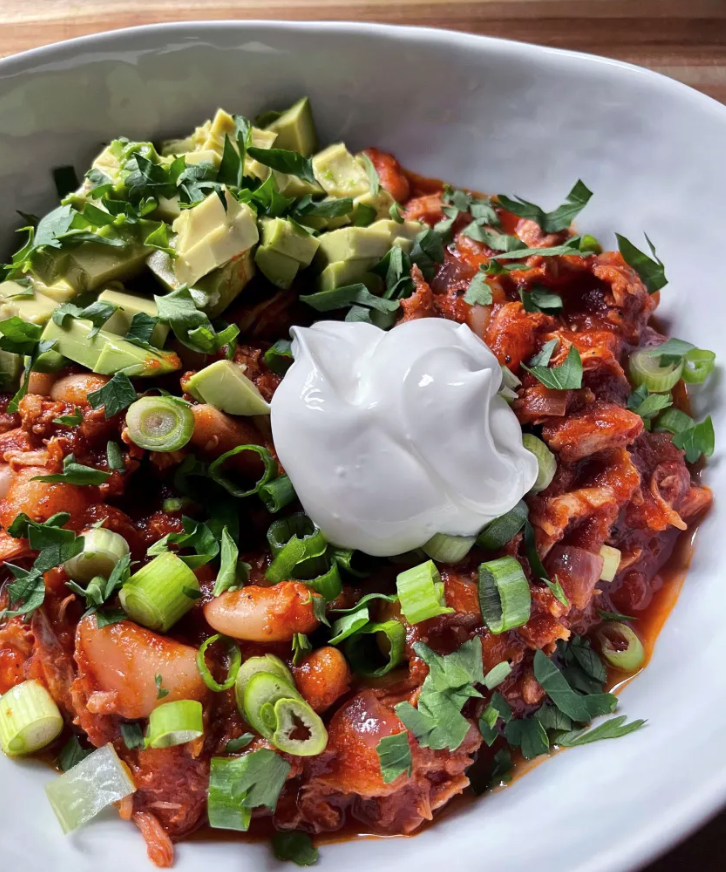smoked chicken chili chicken chili