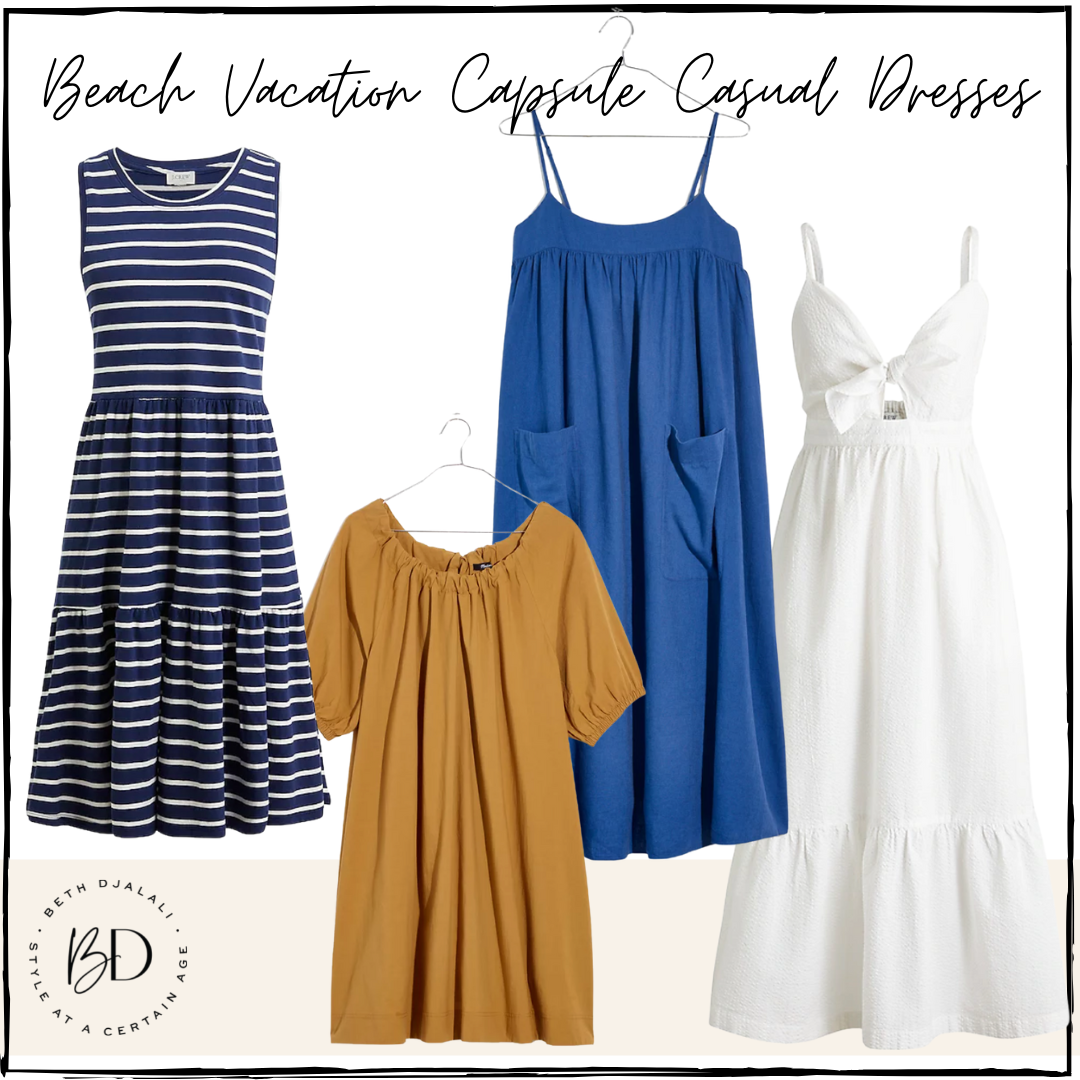 Beach Vacation Capsule Casual Dresses