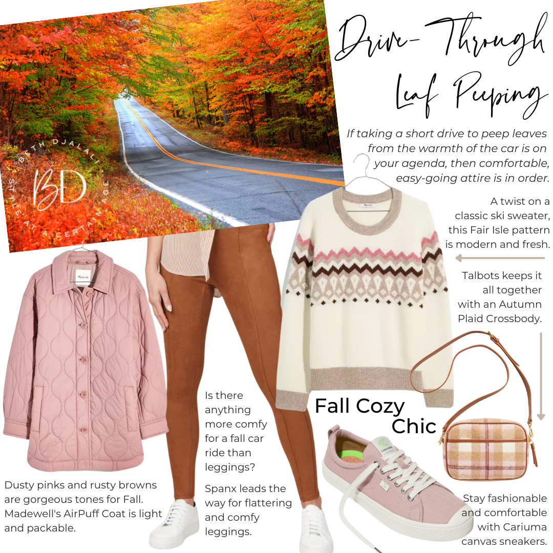 Fall Cozy Chic Leaf Peeping