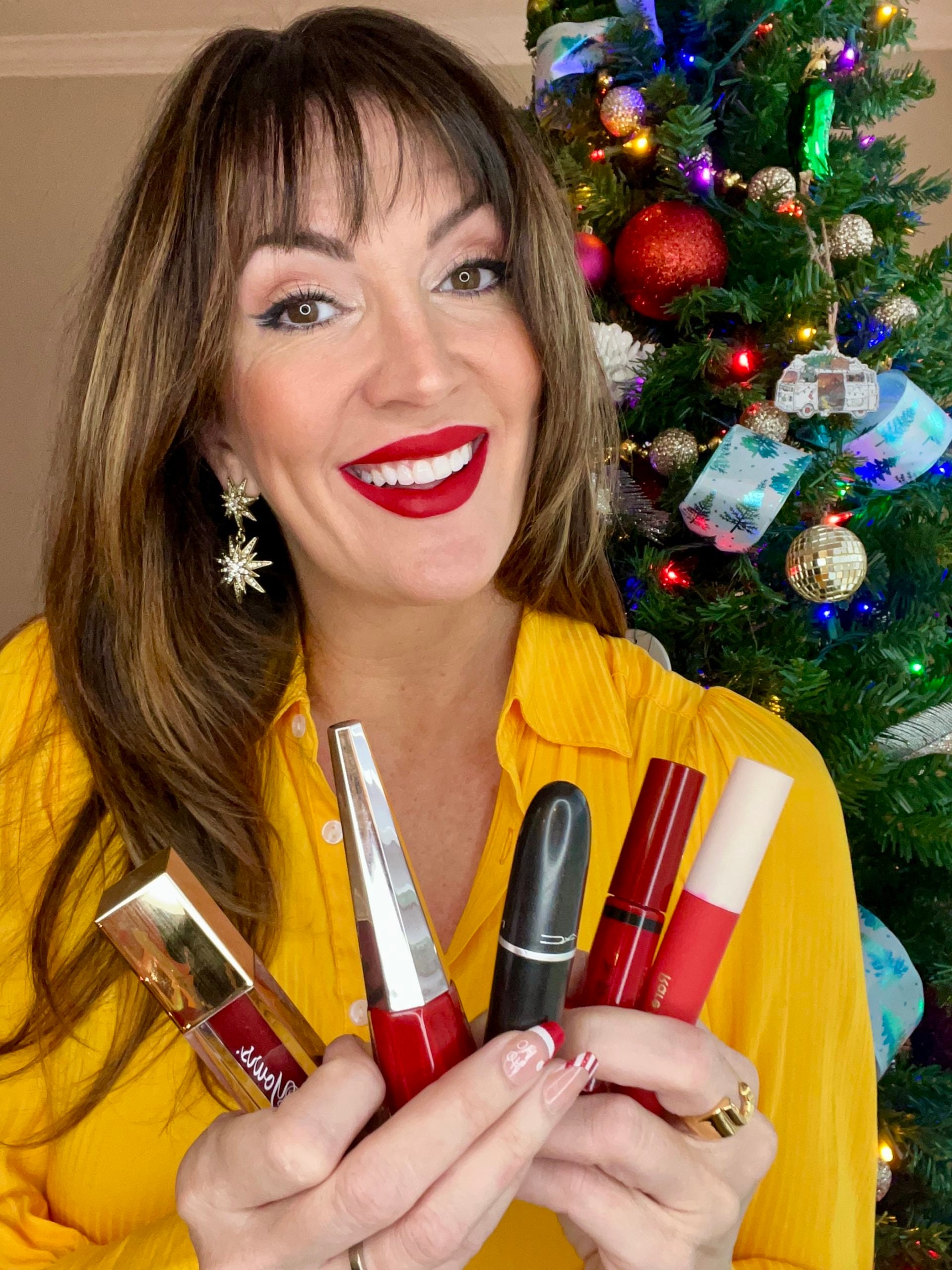 holiday red lips 1
