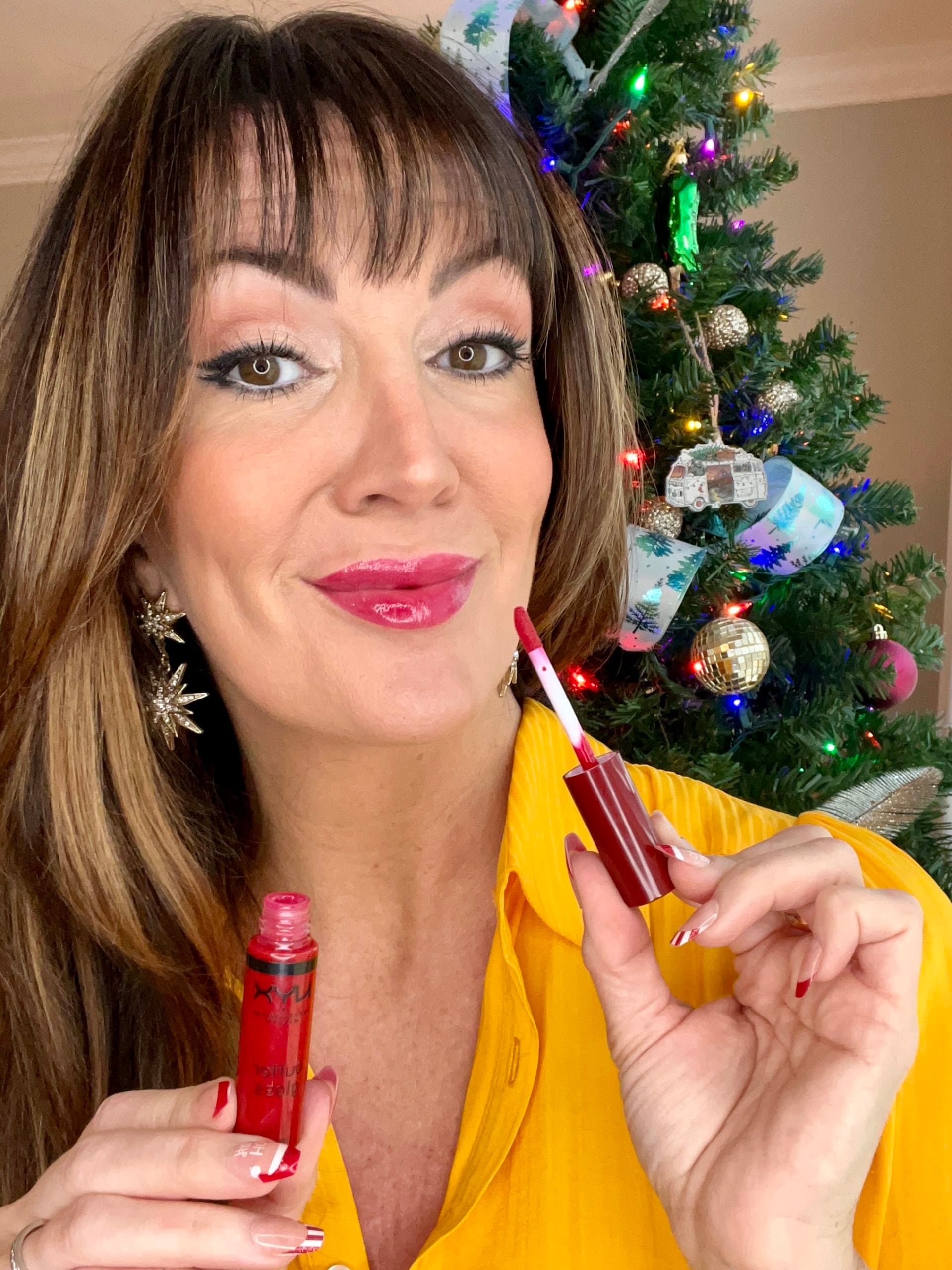nyx red velvet butter gloss me