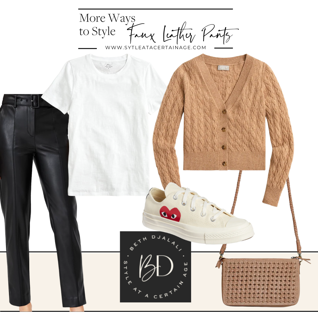 More ways to style faux leather pants 2 More ways to style faux leather pants 2