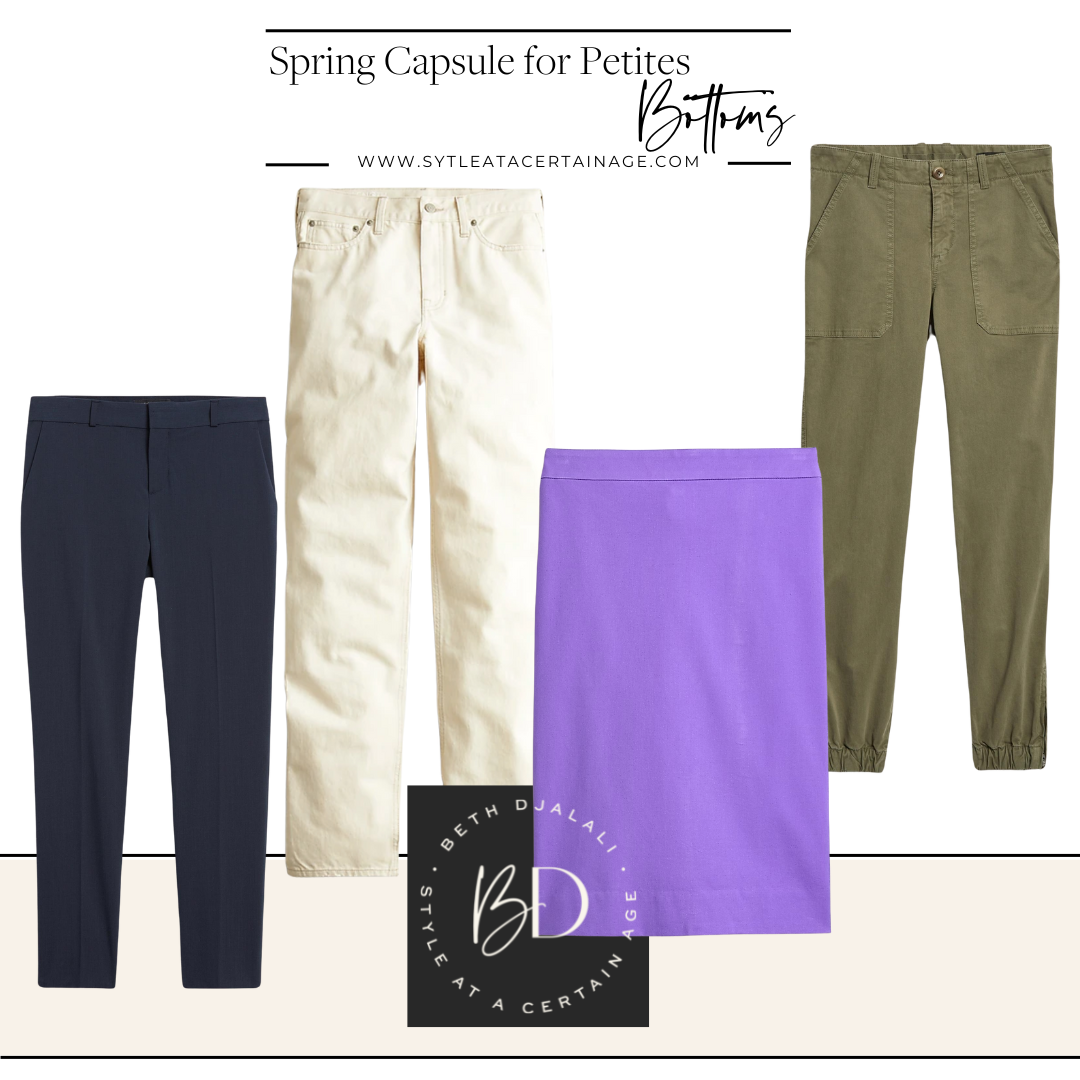 Spring Capsule for Petites - bottoms (1) Spring Capsule for Petites - bottoms (1)