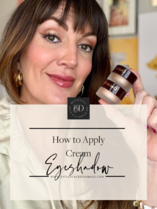 How to apply cream eyeshadow